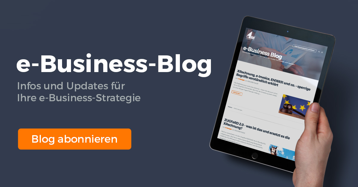 e-Business-Blog abonnieren – e-Manager GmbH
